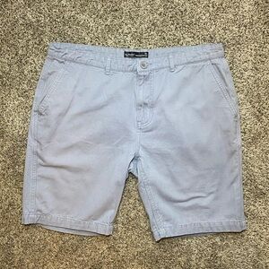 Paul Hamilton Pale Blue Flat Front Shorts